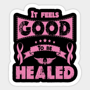 Breast cancer fighter design Sticker